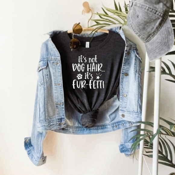 Fur-Fetti 🐕 Tee - Picture 1 of 1